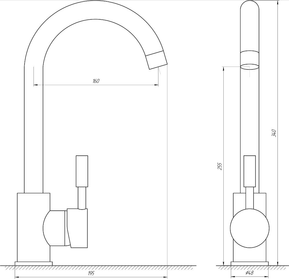 Globus Lux LAZER GLLR-0103 S-WHITE_креслення